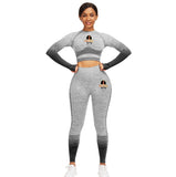 High waist 2 piece suit