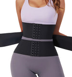 Control split 3 strap waist trainer wrap belt